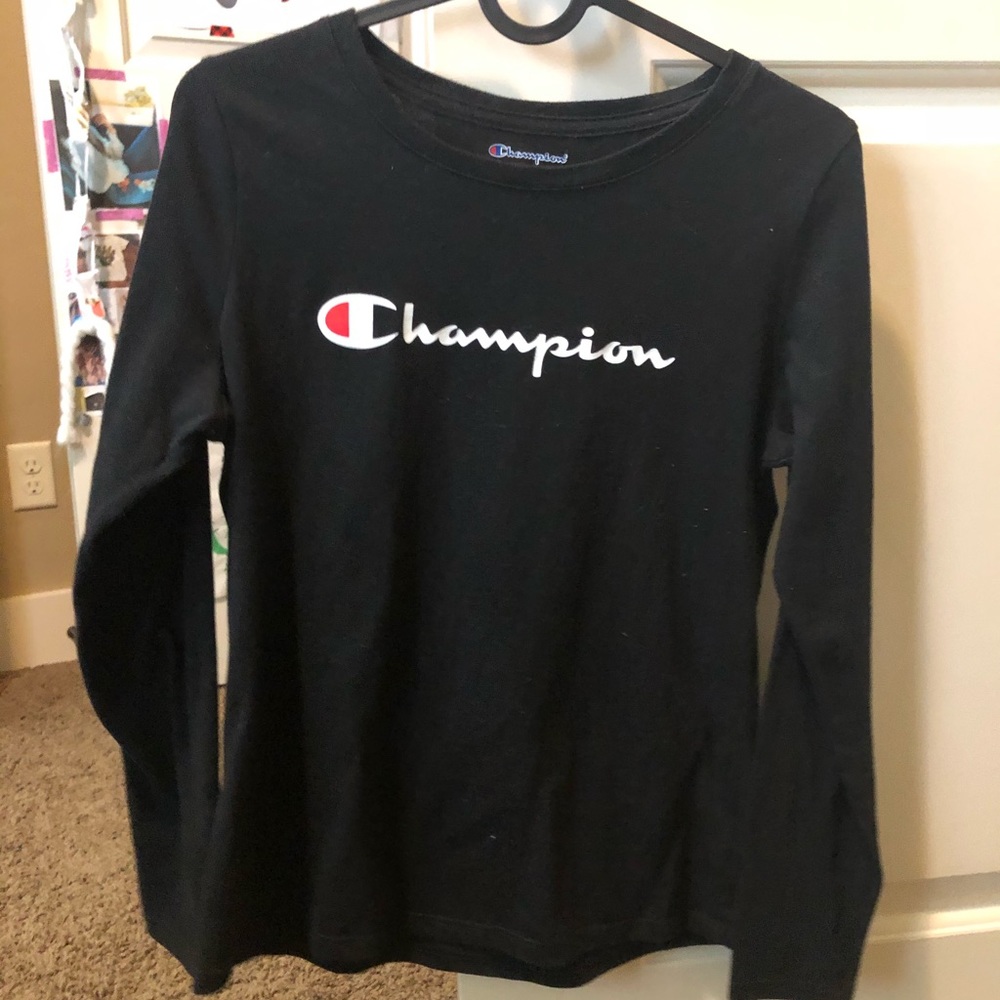 kids champion long sleeve top